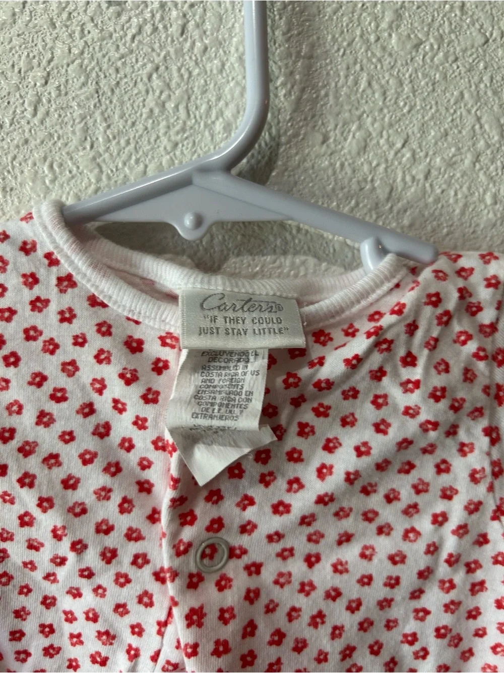 Vintage Carters Floral Baby Sleep Gown